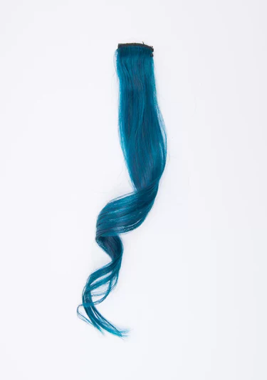 Teal Blue – Strandout Coloured clip-In Hair Nish Hair